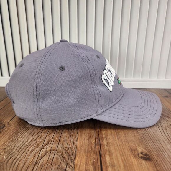 Coeur d'Alene Golf Course Under Armour Strapback Hat Cap Gray 3D Floating Green - Picture 4 of 10